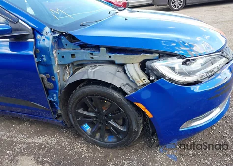 2015 Chrysler 200 Limited z USA, uszkodzony, nr VIN 1C3CCCAB7FN619121